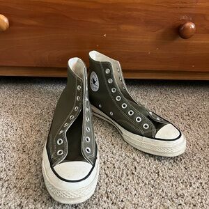 Converse Olive High-Top Athletic Shoes